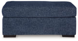 Evansley Navy Ottoman