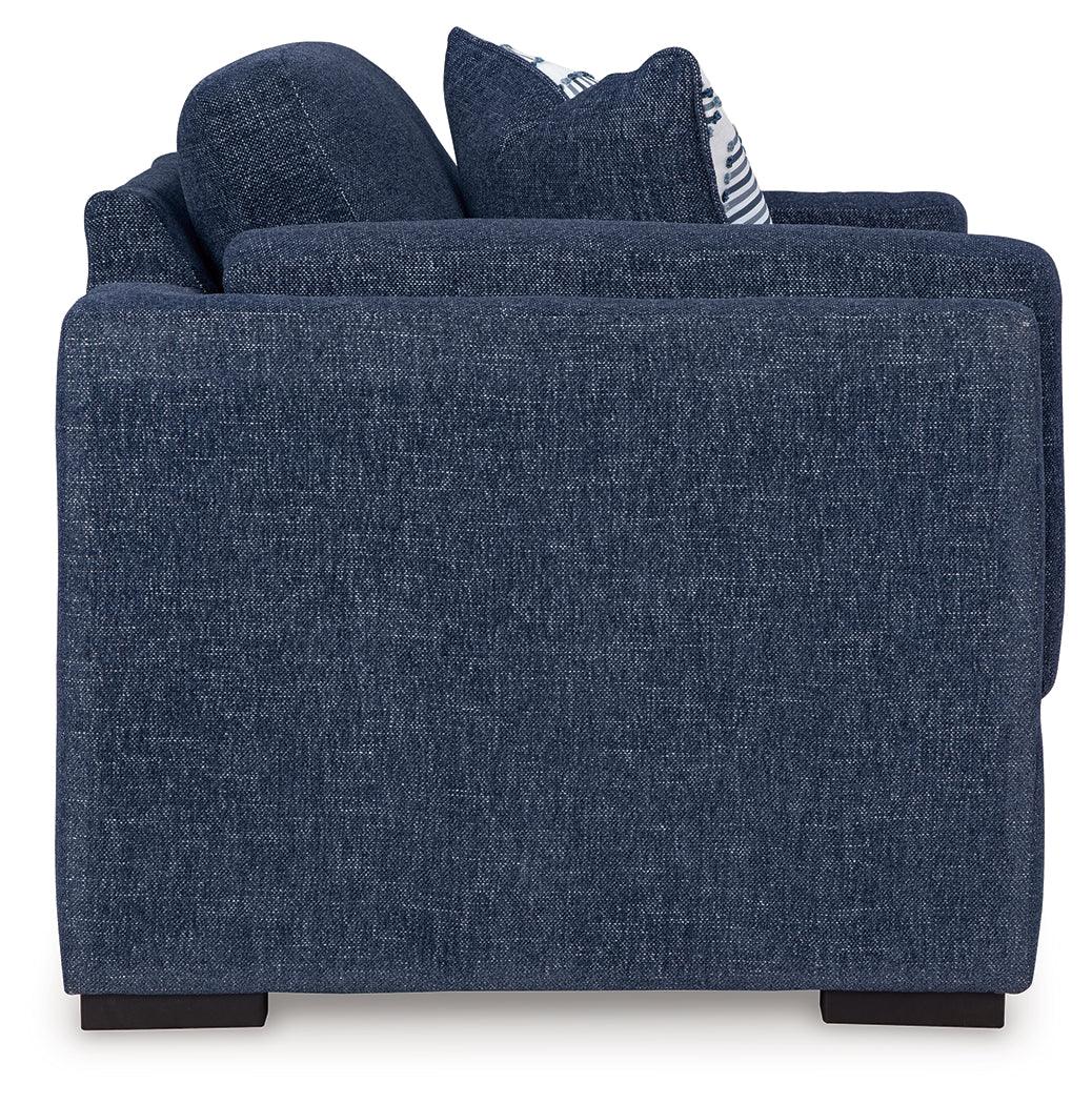 Evansley Navy Oversized Chair by Ashley at Eve Furniture