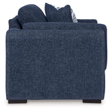 Evansley Navy Oversized Chair by Ashley at Eve Furniture