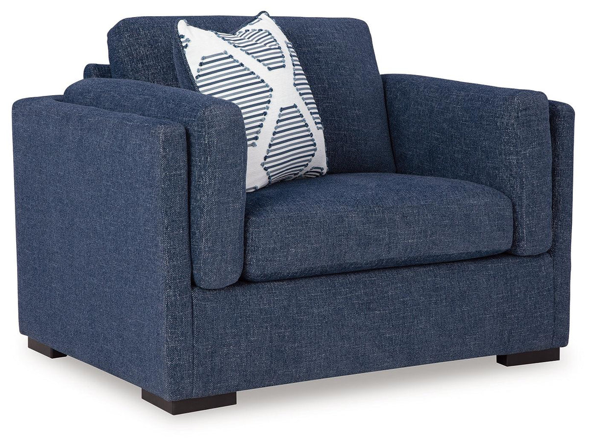 Evansley Navy Oversized Chair by Ashley at Eve Furniture