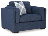 Evansley Navy Oversized Chair by Ashley at Eve Furniture