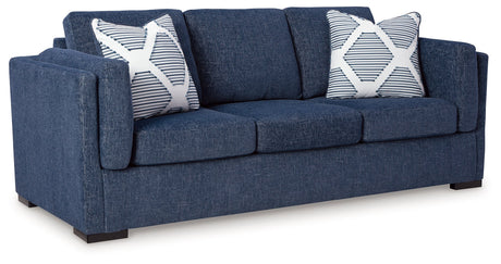 Evansley Navy Sofa and Loveseat by Ashley at Eve Furniture