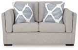 Evansley Pewter Loveseat