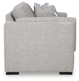 Evansley Pewter Loveseat by Ashley at Eve Furniture