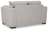 Evansley Pewter Loveseat by Ashley at Eve Furniture
