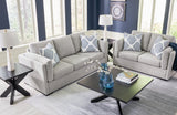 Evansley Pewter Sofa and Loveseat by Ashley at Eve Furniture