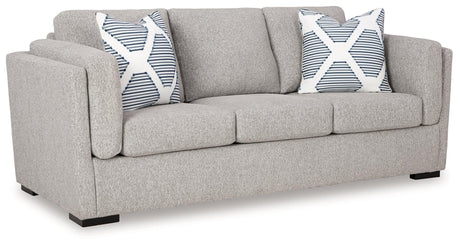 Evansley Pewter Sofa by Ashley at Eve Furniture