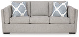 Evansley Pewter Sofa by Ashley at Eve Furniture