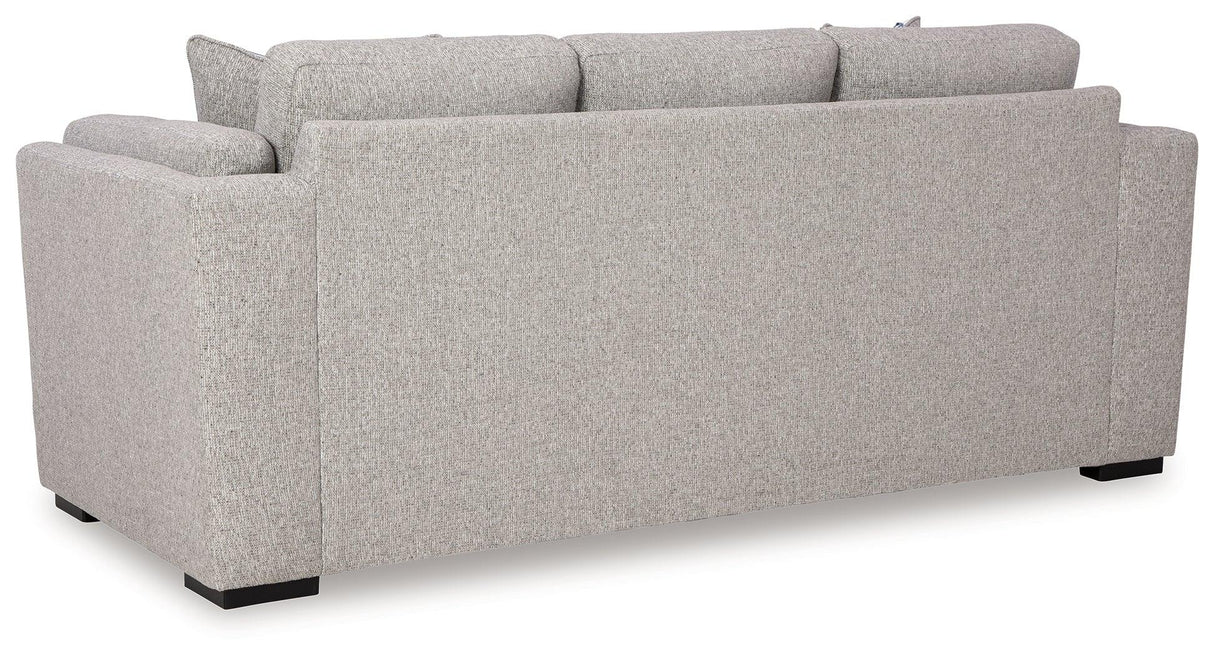 Evansley Pewter Sofa by Ashley at Eve Furniture