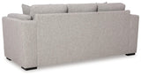 Evansley Pewter Sofa by Ashley at Eve Furniture