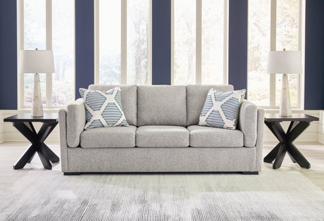 Evansley Pewter Sofa by Ashley at Eve Furniture