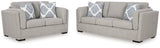 Evansley Pewter Living Room Set