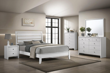Evan White Dresser by Crown Mark at Eve Furniture