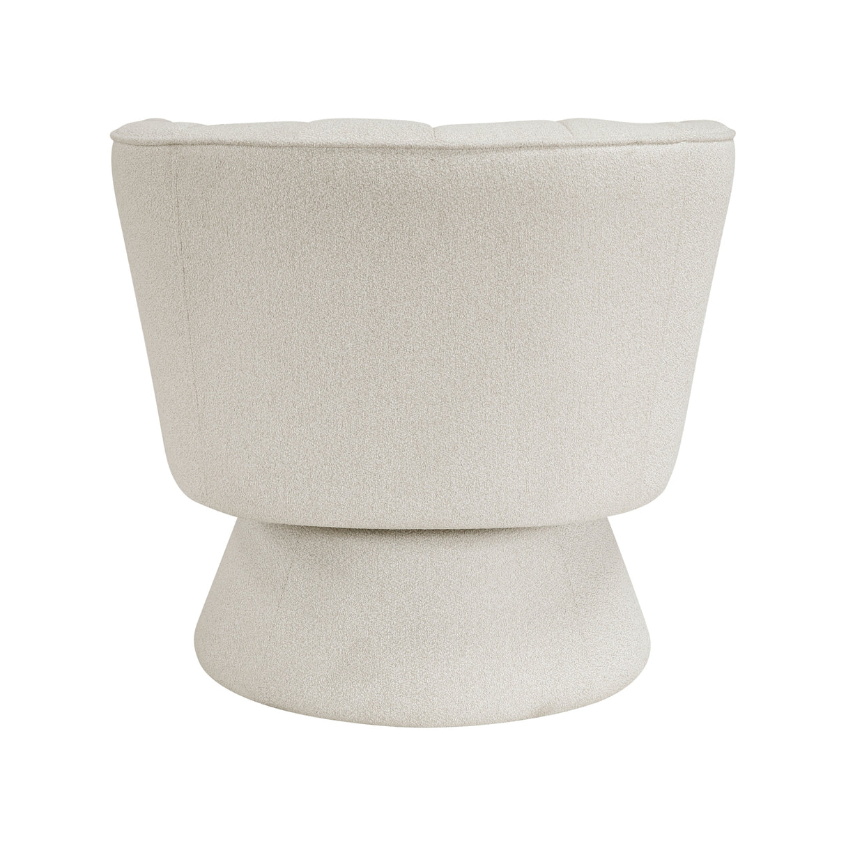 Eve Beige Boucle Swivel Chair by Homelegance at Eve Furniture