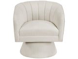 Eve Beige Boucle Swivel Chair by Homelegance at Eve Furniture