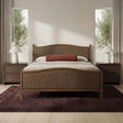Eve Brown King Bed by Moe's Home at Eve Furniture