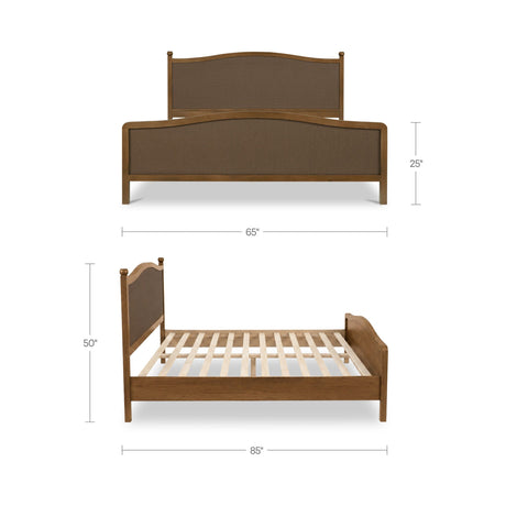 Eve Brown Queen Bed by MOES at Eve Furniture