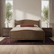 Eve Brown Queen Bed by Moe's Home at Eve Furniture