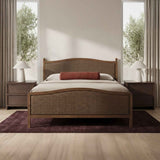 Eve Brown Queen Bed by Moe's Home at Eve Furniture