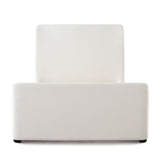 Eve Ivory Fabric Bed by Diamond Sofa at Eve Furniture