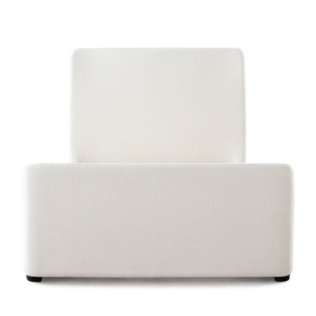 Eve Ivory Fabric Bed by Diamond Sofa at Eve Furniture