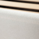 Eve Ivory Fabric Bed by Diamond Sofa at Eve Furniture