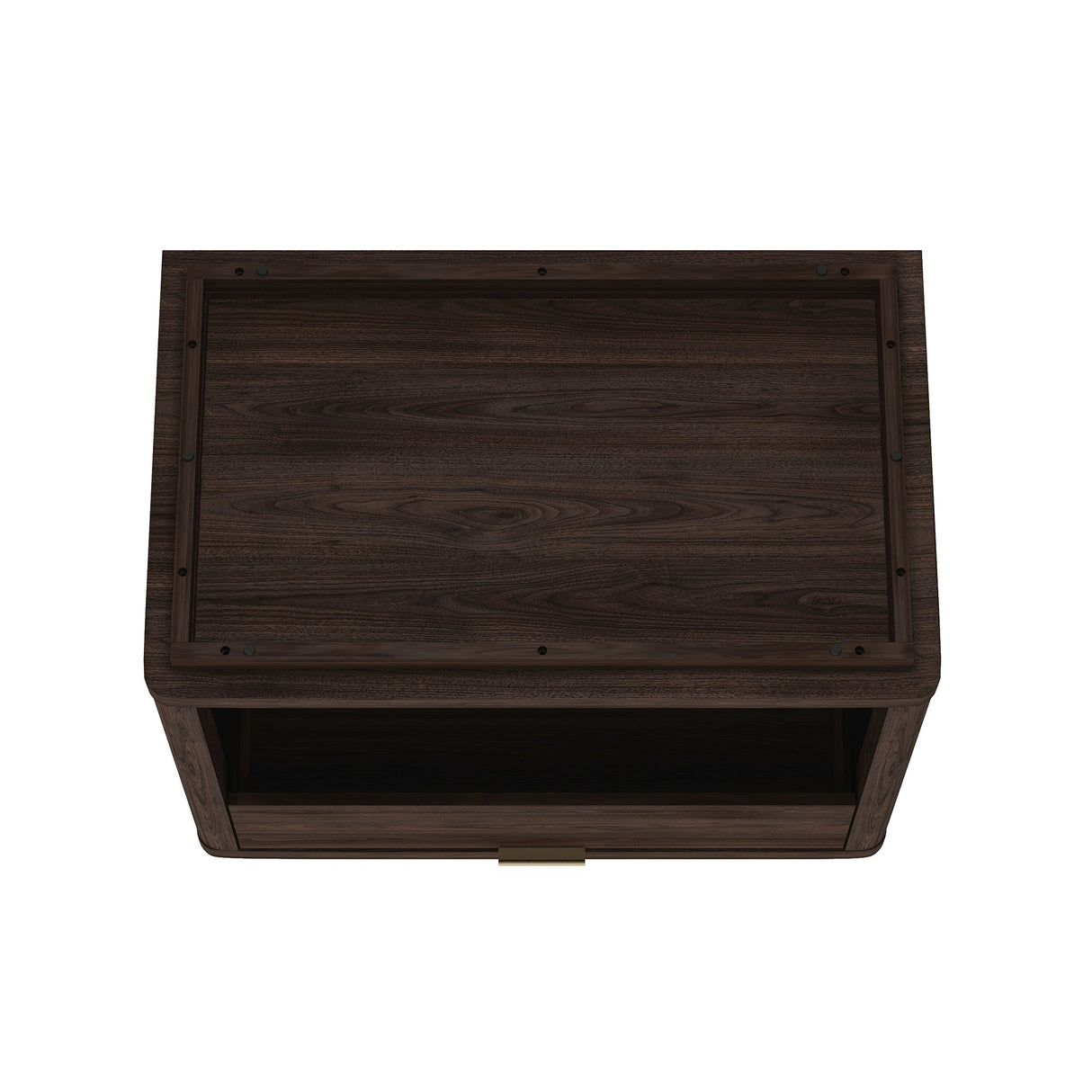 Evelyn 32" Nightstand 2.0 in Brown by Manhattan Comfort at Eve Furniture