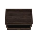 Evelyn 32" Nightstand 2.0 in Brown by Manhattan Comfort at Eve Furniture