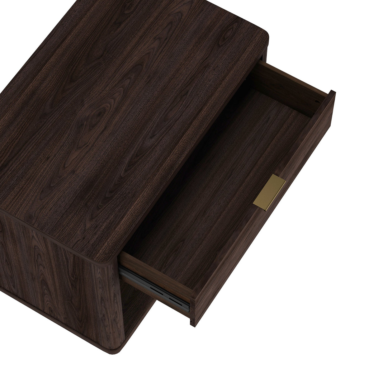 Evelyn 32" Nightstand 2.0 in Brown by Manhattan Comfort at Eve Furniture