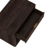 Evelyn 32" Nightstand 2.0 in Brown by Manhattan Comfort at Eve Furniture