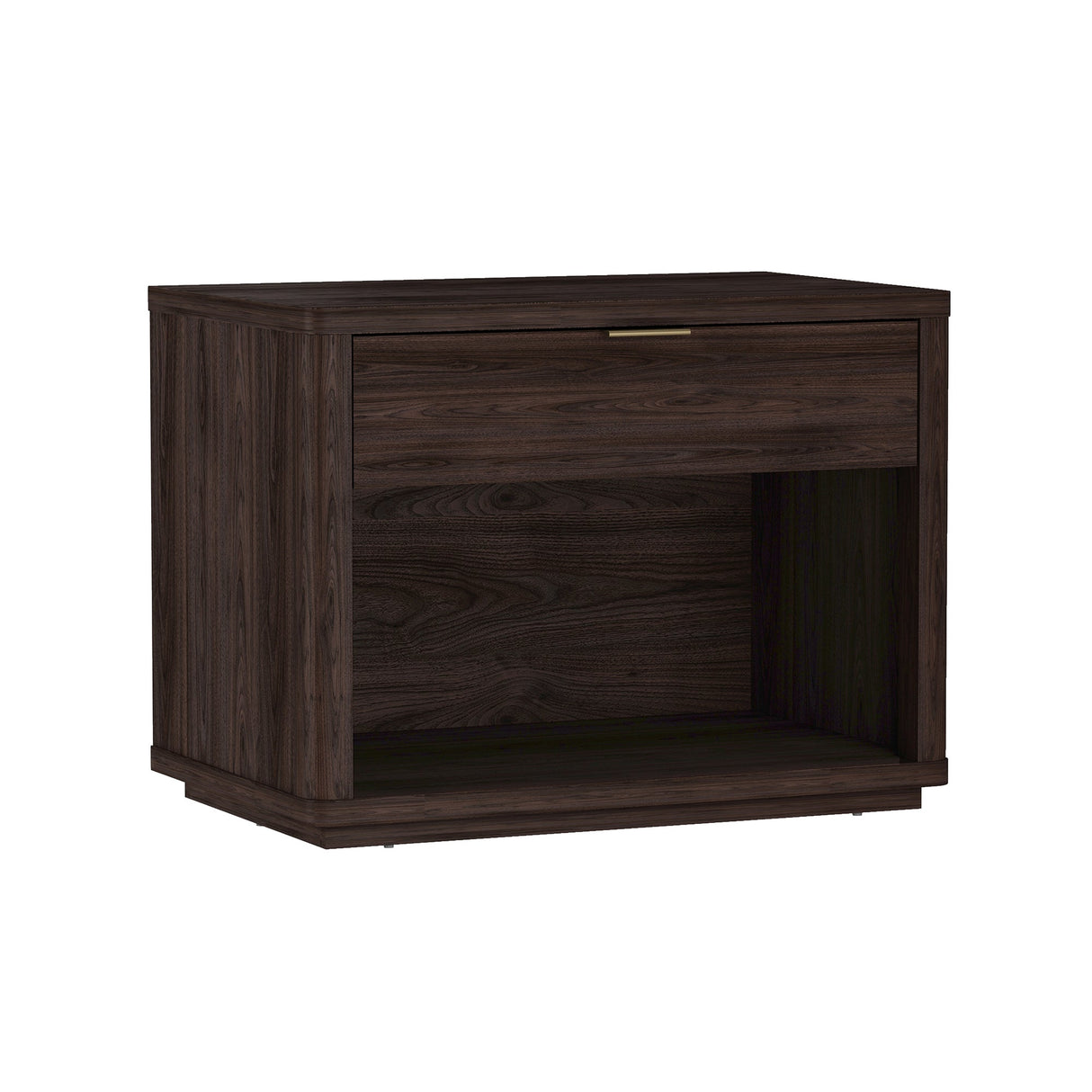 Evelyn 32" Nightstand 2.0 in Brown by Manhattan Comfort at Eve Furniture