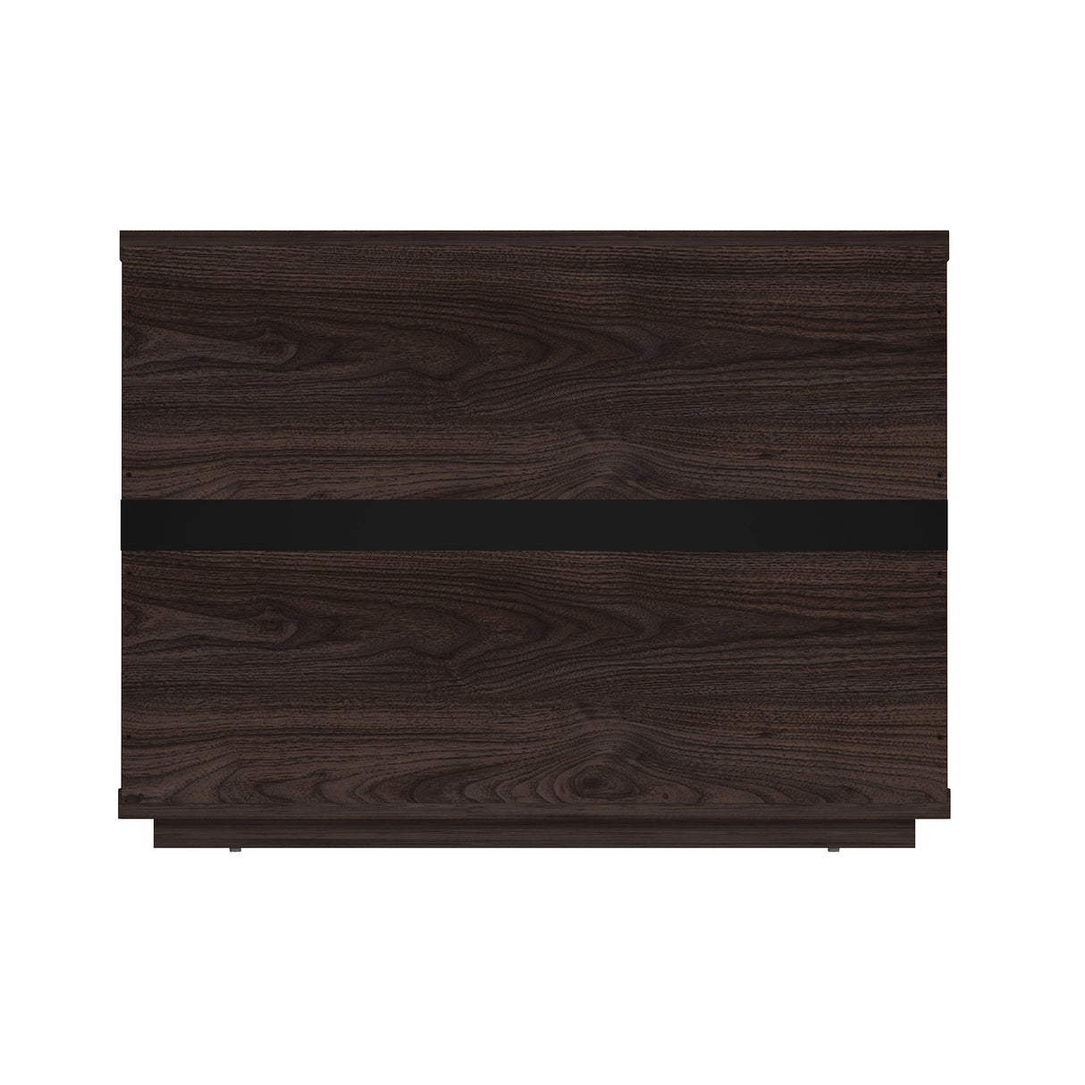 Evelyn 32" Nightstand 2.0 in Brown by Manhattan Comfort at Eve Furniture