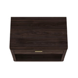 Evelyn 32" Nightstand 2.0 in Brown by Manhattan Comfort at Eve Furniture
