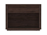 Evelyn 32" Nightstand 2.0 in Brown by Manhattan Comfort at Eve Furniture