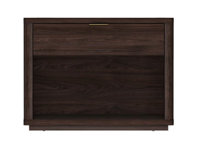 Evelyn 32" Nightstand 2.0 in Brown by Manhattan Comfort at Eve Furniture