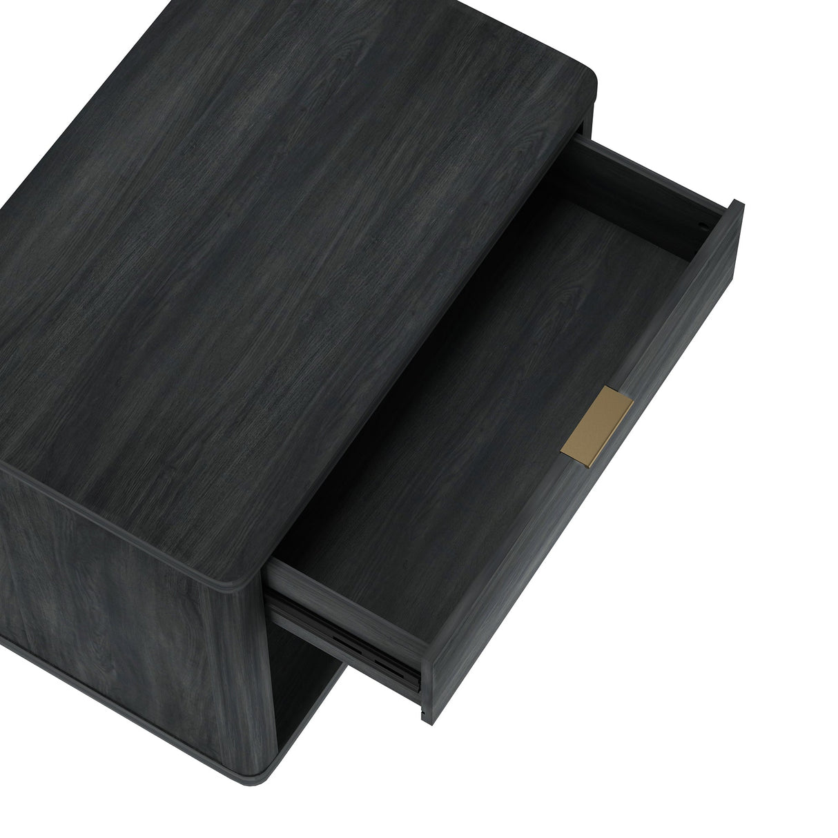 Evelyn 32" Nightstand 2.0 in Charcoal Grey by Manhattan Comfort at Eve Furniture