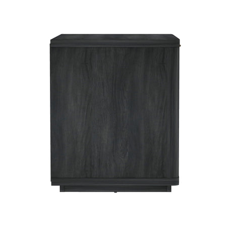 Evelyn 32" Nightstand 2.0 in Charcoal Grey by Manhattan Comfort at Eve Furniture