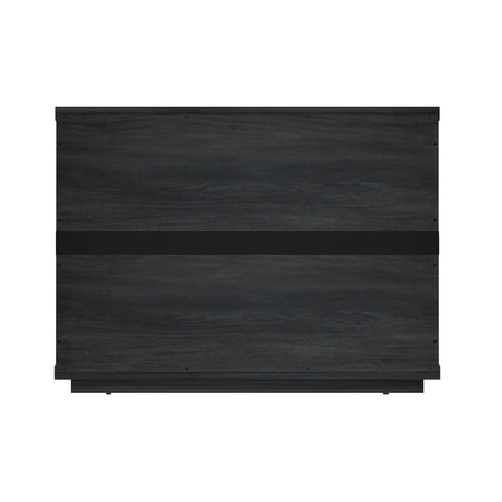 Evelyn 32" Nightstand 2.0 in Charcoal Grey by Manhattan Comfort at Eve Furniture