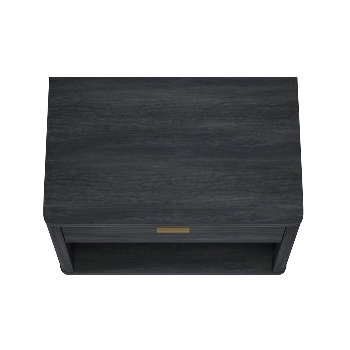 Evelyn 32" Nightstand 2.0 in Charcoal Grey by Manhattan Comfort at Eve Furniture