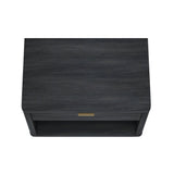 Evelyn 32" Nightstand 2.0 in Charcoal Grey by Manhattan Comfort at Eve Furniture