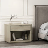 Evelyn 32" Nightstand 2.0 in Natural by Manhattan Comfort at Eve Furniture