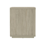 Evelyn 32" Nightstand 2.0 in Natural by Manhattan Comfort at Eve Furniture