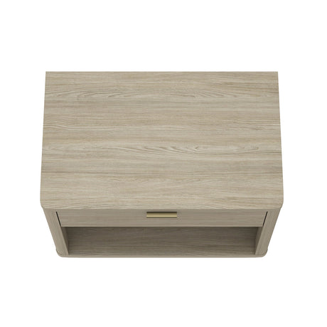 Evelyn 32" Nightstand 2.0 in Natural by Manhattan Comfort at Eve Furniture