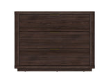 Evelyn 32" Nightstand 4.0 in Brown by Manhattan Comfort at Eve Furniture
