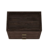 Evelyn 32" Nightstand 4.0 in Brown (set of 2) by Manhattan Comfort at Eve Furniture