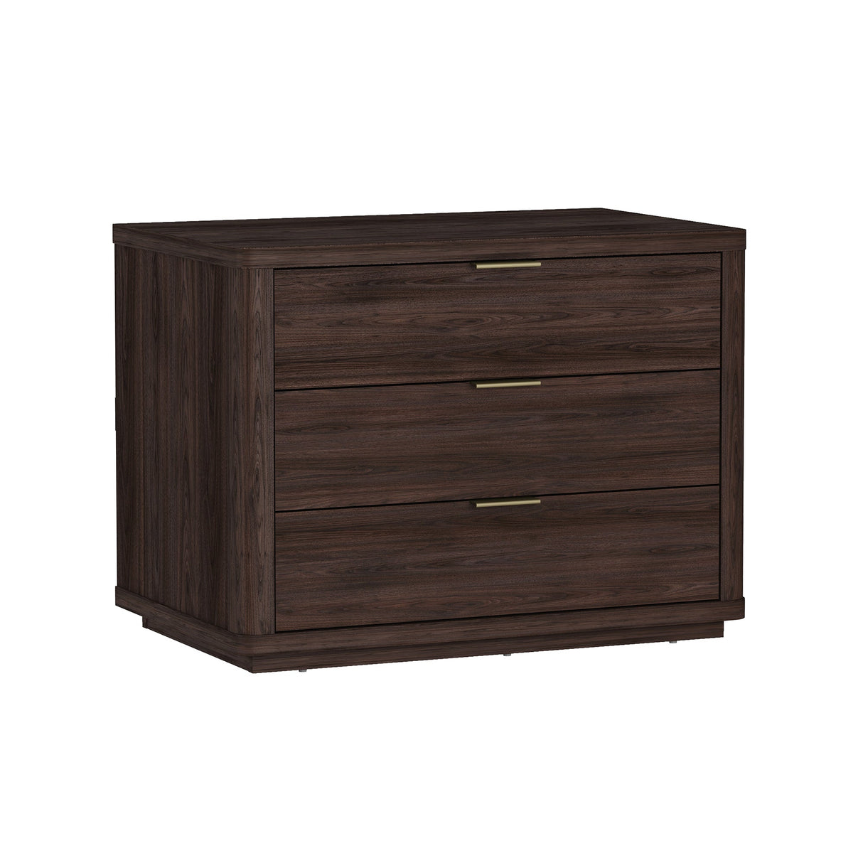 Evelyn 32" Nightstand 4.0 in Brown (set of 2) by Manhattan Comfort at Eve Furniture