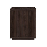 Evelyn 32" Nightstand 4.0 in Brown (set of 2) by Manhattan Comfort at Eve Furniture
