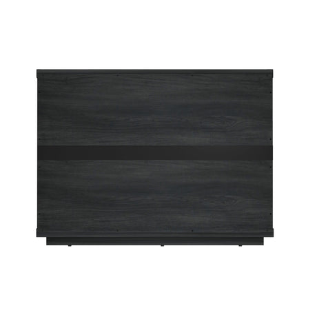 Evelyn 32" Nightstand 4.0 in Charcoal Grey by Manhattan Comfort at Eve Furniture