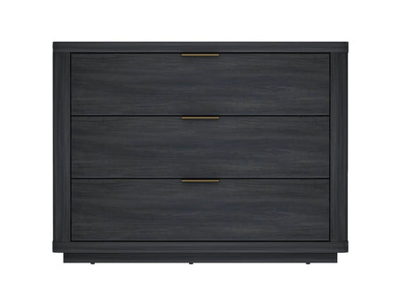 Evelyn 32" Nightstand 4.0 in Charcoal Grey by Manhattan Comfort at Eve Furniture