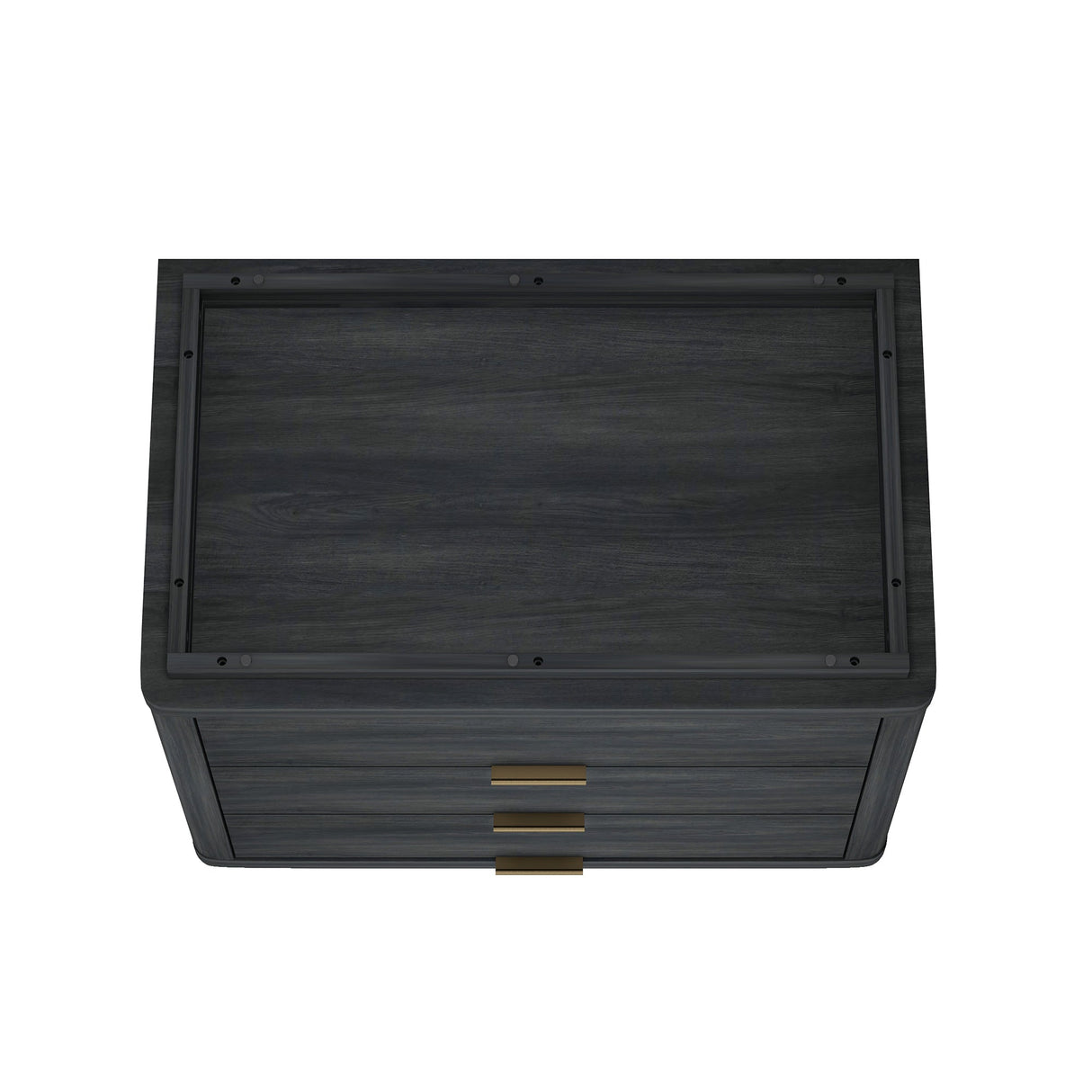 Evelyn 32" Nightstand 4.0 in Charcoal Grey (set of 2) by Manhattan Comfort at Eve Furniture